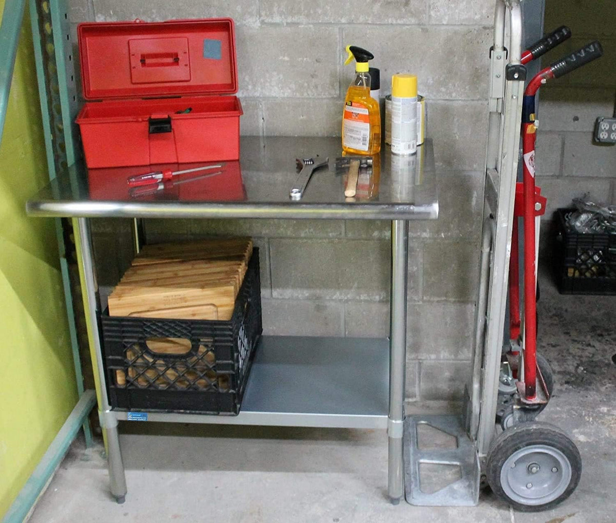 Stainless Steel Table with Casters O3758
