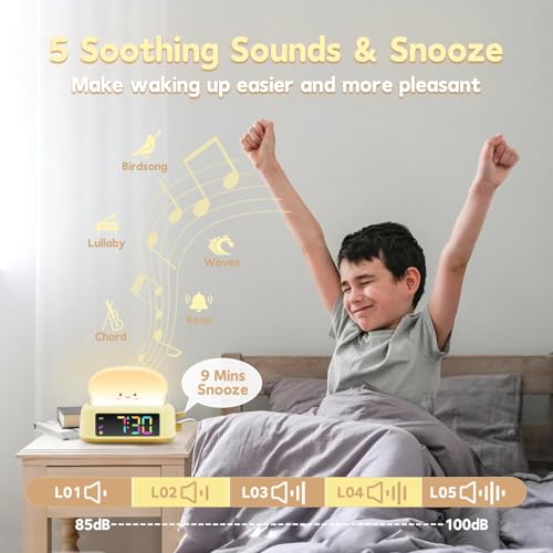 Kids Digital Alarm Clock with Night Light I653459