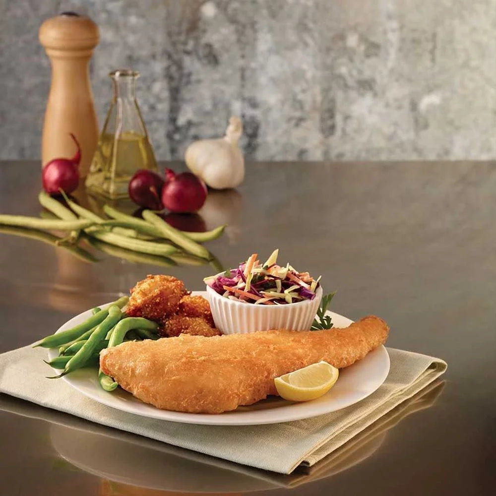 6 Ounce Golden Ale Beer Battered Boneless Alaska Cod Natural Fillets, 10 Pound S313