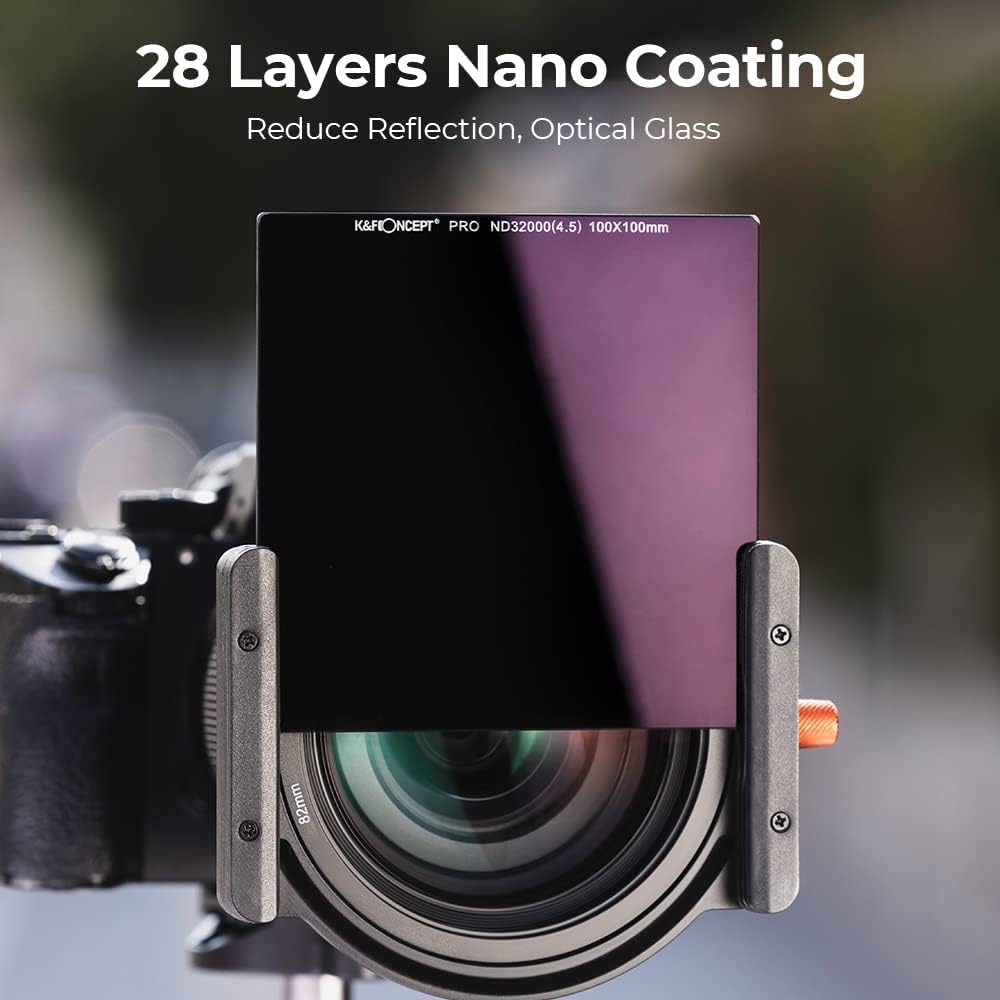 100x100mm Square 15 Stops Neutral Density Filter P488