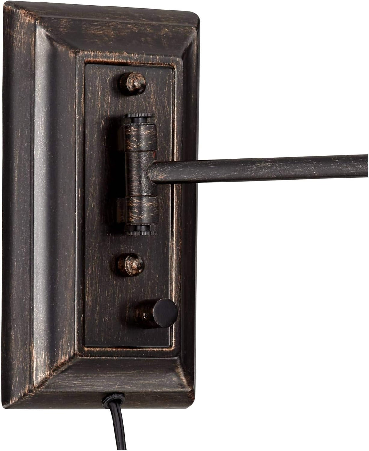 Brushed Bronze Swing Arm Wall Lamp I215