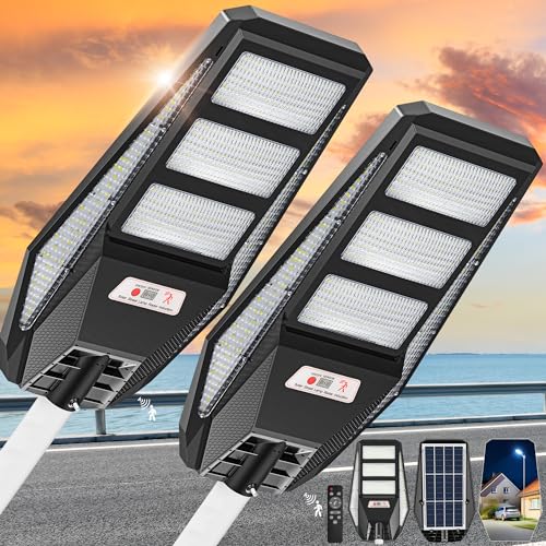 2400W Solar Street Lights Outdoor Waterproof 7000K LED O8866