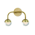 Aged Brass LED Bath Light I511105