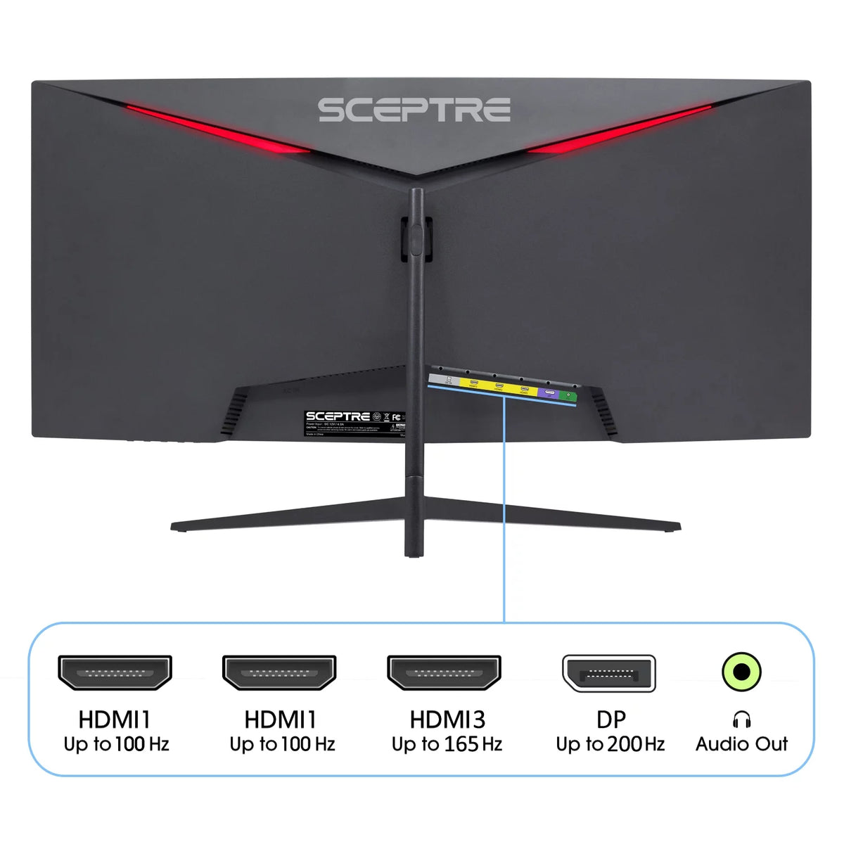 30" Curved VA LED Monitor 2560 x 1080 200 Hz K17457