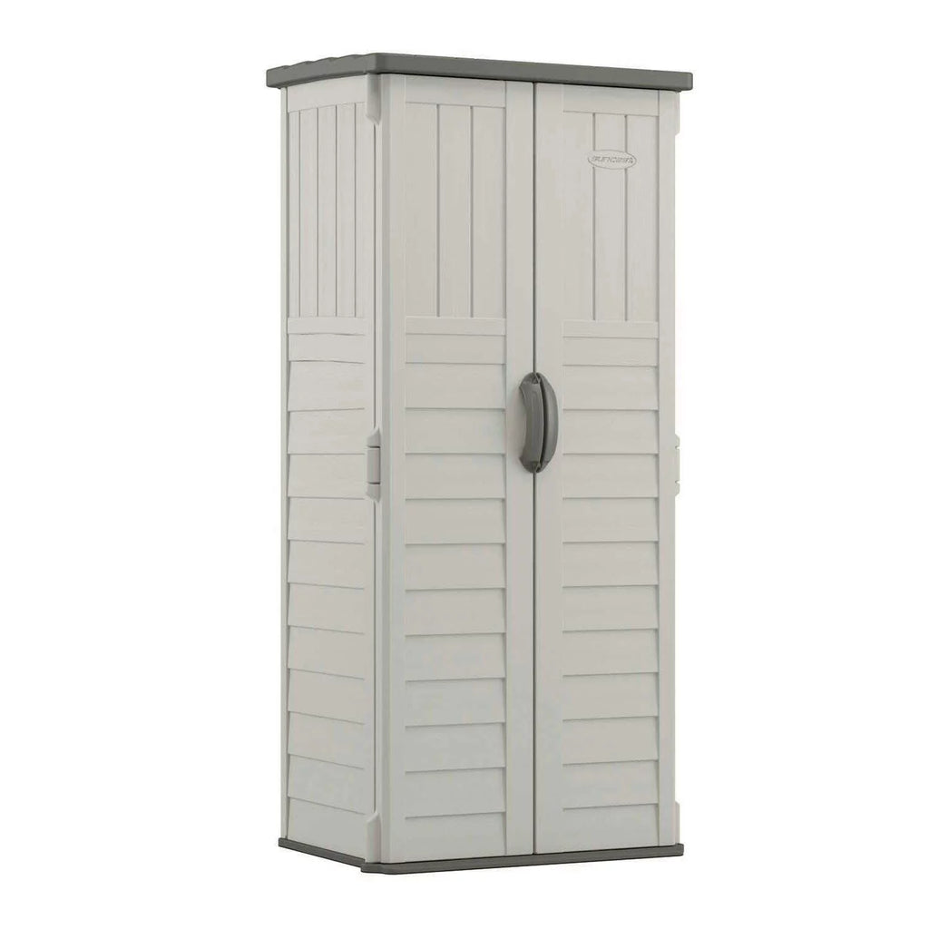 Resin Vertical Storage Shed, 22 Cubic feet F12133