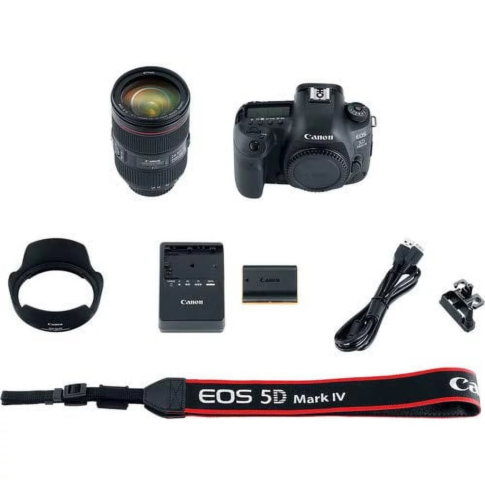 Canon EOS 5D Mark IV DSLR Camera with 24-105mm f/4L II Lens Y60130