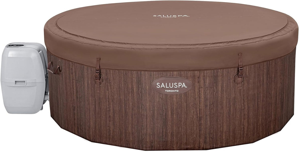 7 Person Hot Tub with Pool Cover and Spa Pump N5893