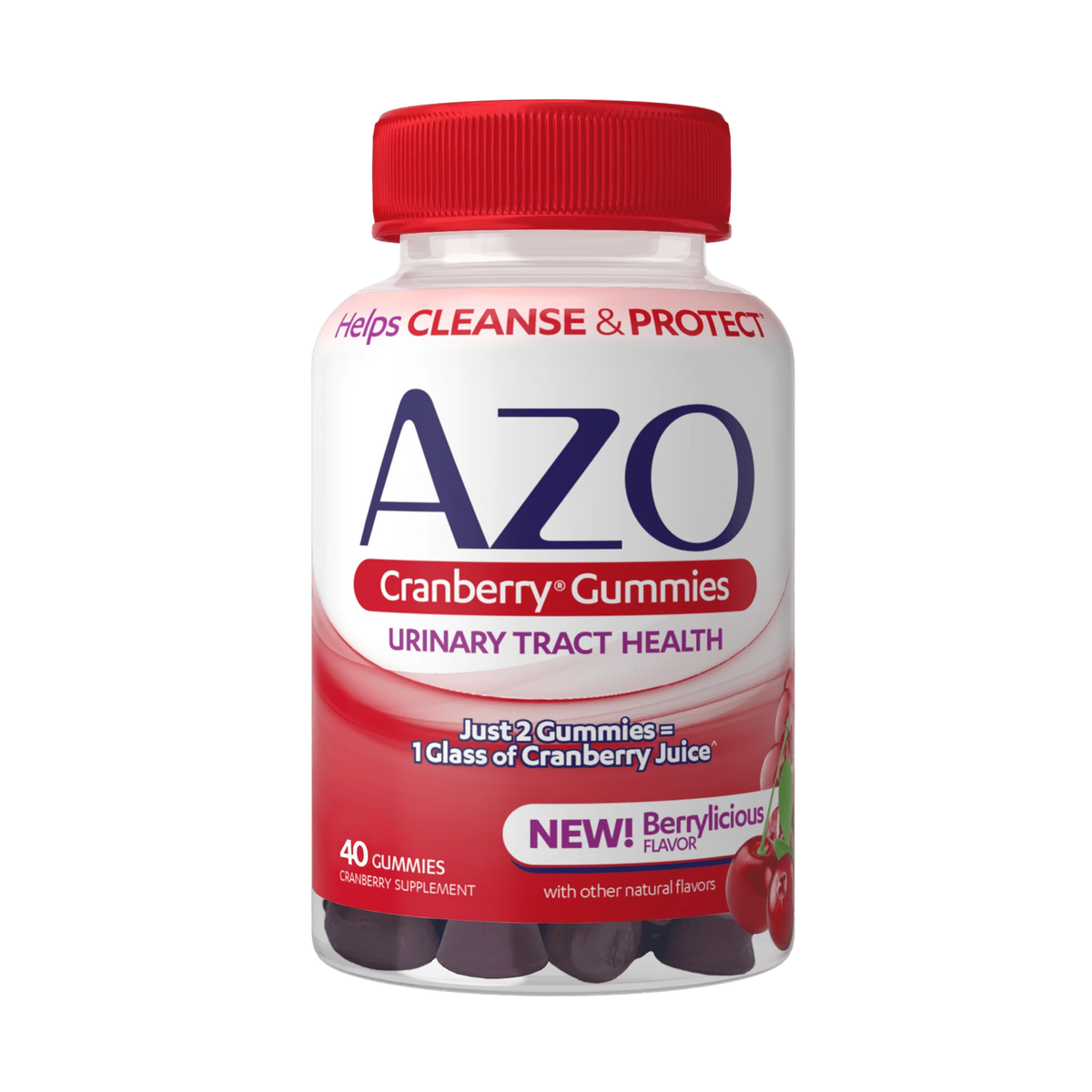 Mixed Berry 40 Gummies Dietary Supplement F958663