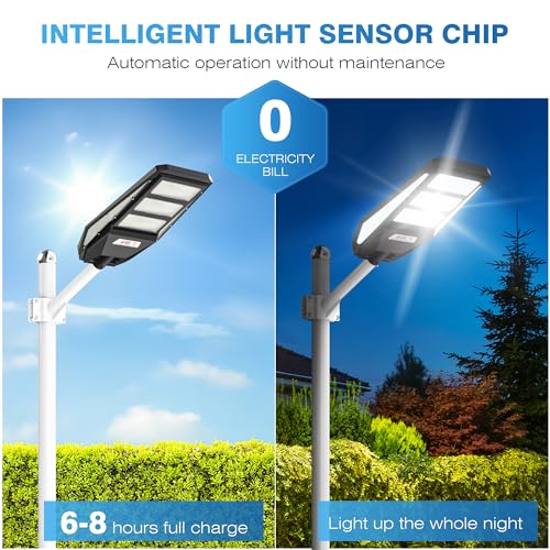 2400W Solar Street Lights Outdoor Waterproof 7000K LED O8866