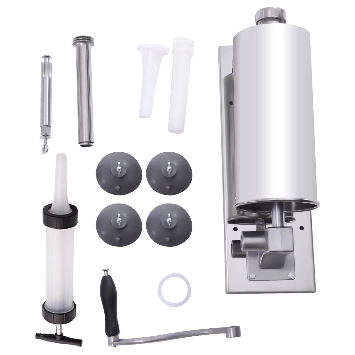 8LBS/4L Manual Stainless Steel Sausage Stuffer I35058