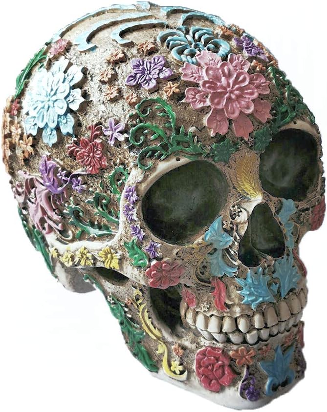 Resin Skull Statue Y709868