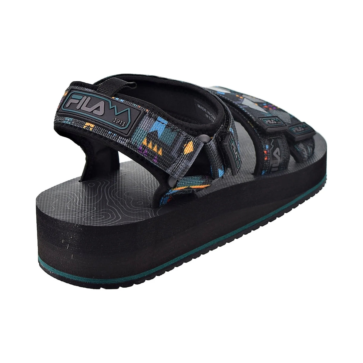Black-June Bug-Saffron Sandals M6765