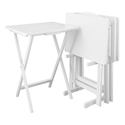 5 Piece Tray Table Set, Espresso K461