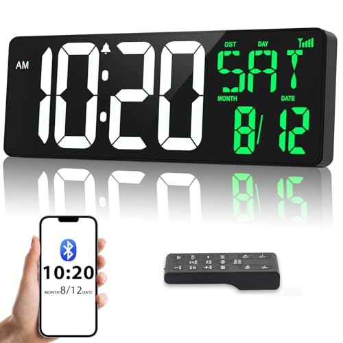 17 Inch Digital Wall Clock with Remote N946