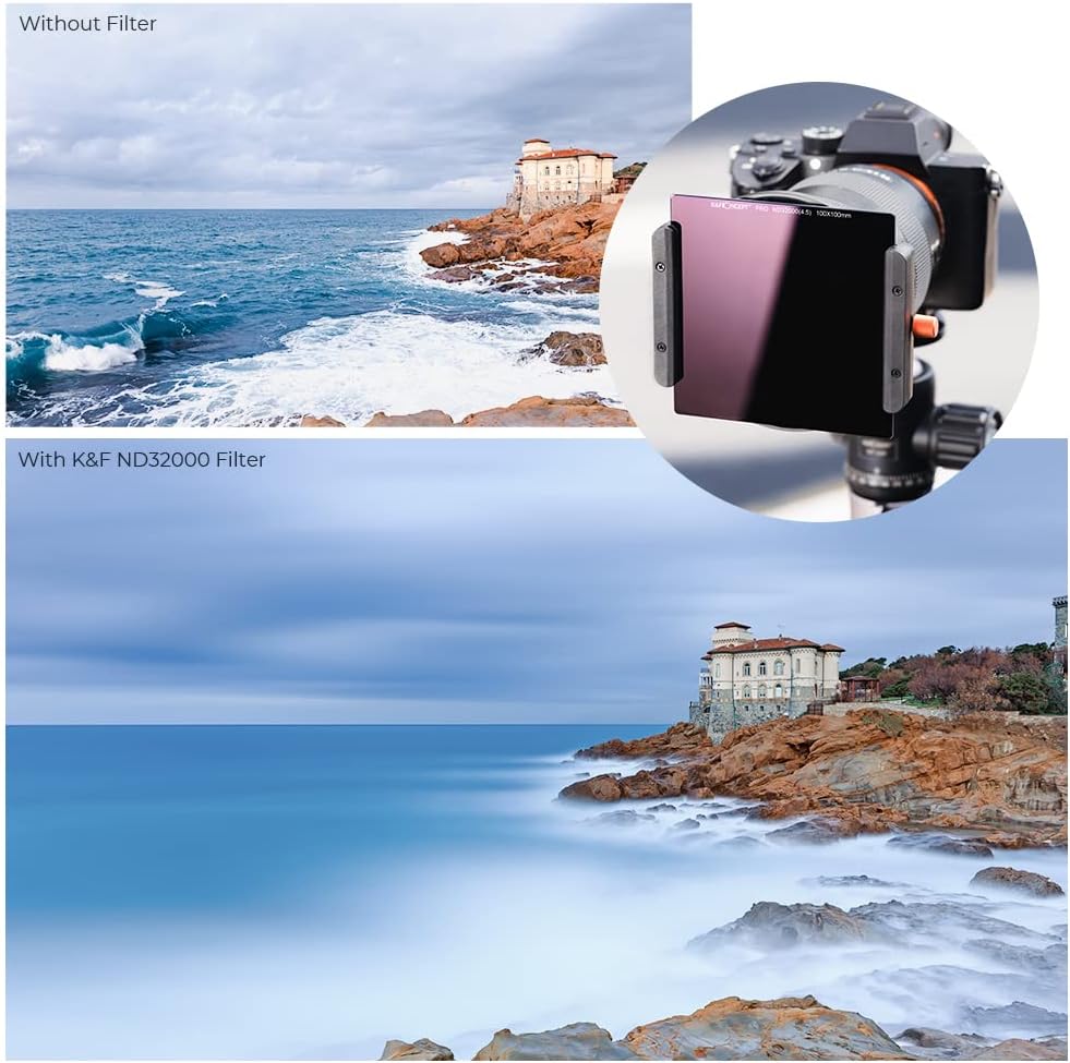 100x100mm Square 15 Stops Neutral Density Filter P488