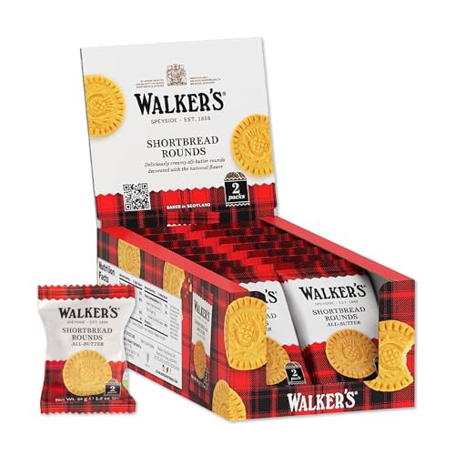 Mini Chocolate Chip Shortbread Cookies, 4.4 Oz (Pack of 6) Y889