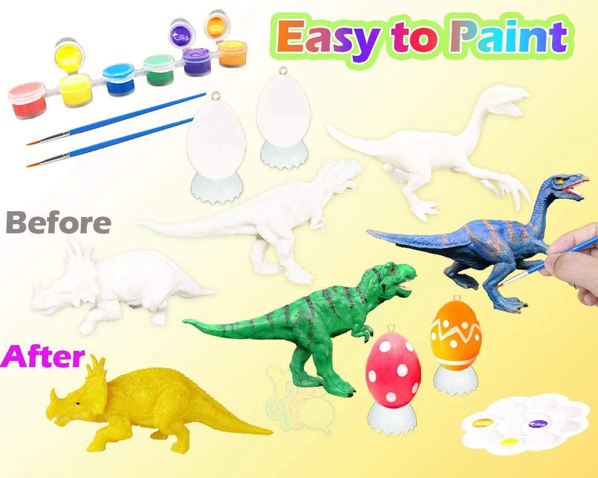 Kids Dinosaur Painting Kit with Play Mat N977035