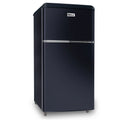 3.5 Cu Feet Two Door Mini Fridge with Freezer, Black Z13604