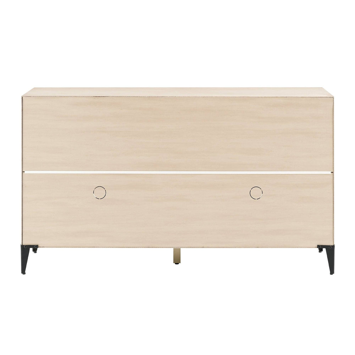 58-Inch 2-Drawer Fluted Glass Door Sideboard U879660