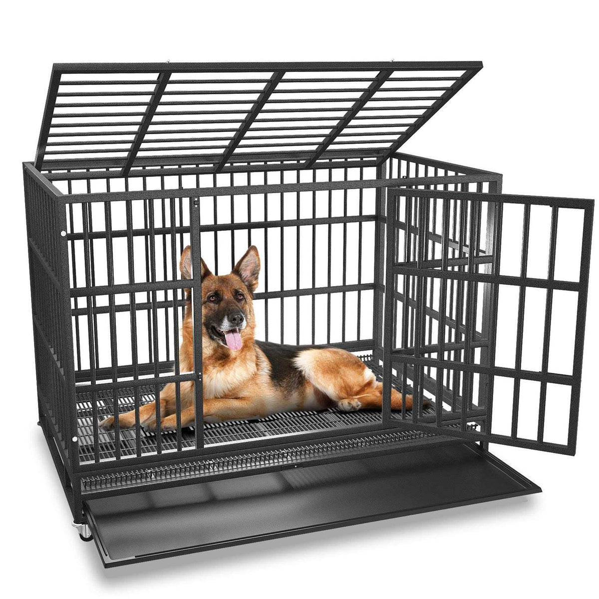 48 inch Heavy Duty Metal Dog Crate K514583