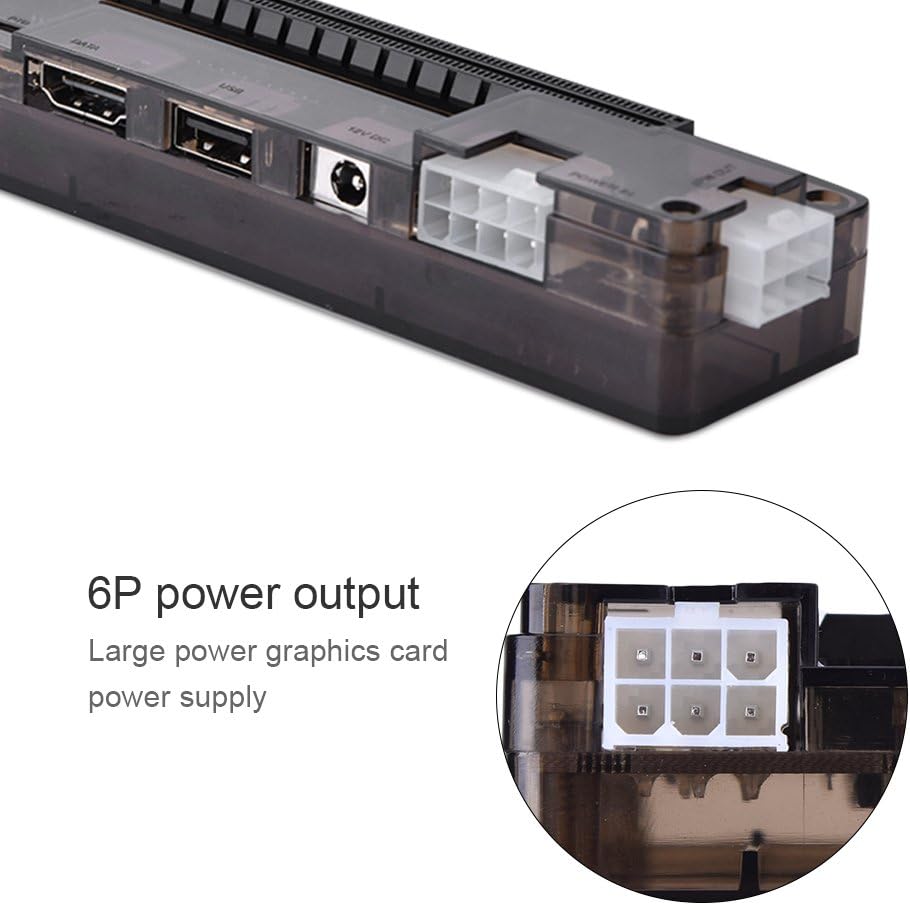 External PCI-E Graphics Card Dock 220W DC 12V E52393