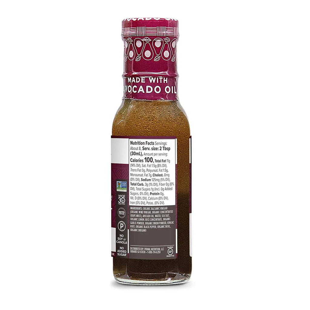 8 fl oz Pack of 2 Balsamic Dressing & Marinade with Avocado Oil A7821