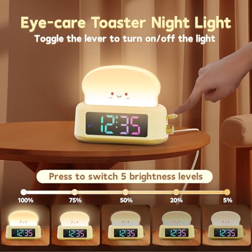Kids Digital Alarm Clock with Night Light I653459