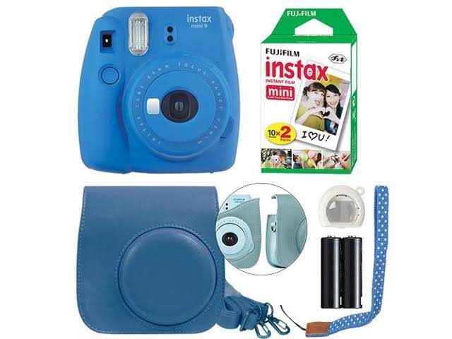Cobalt Blue Instant Film Camera B2157