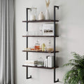 5-Shelf Oak Wood Modern Bookcase B999