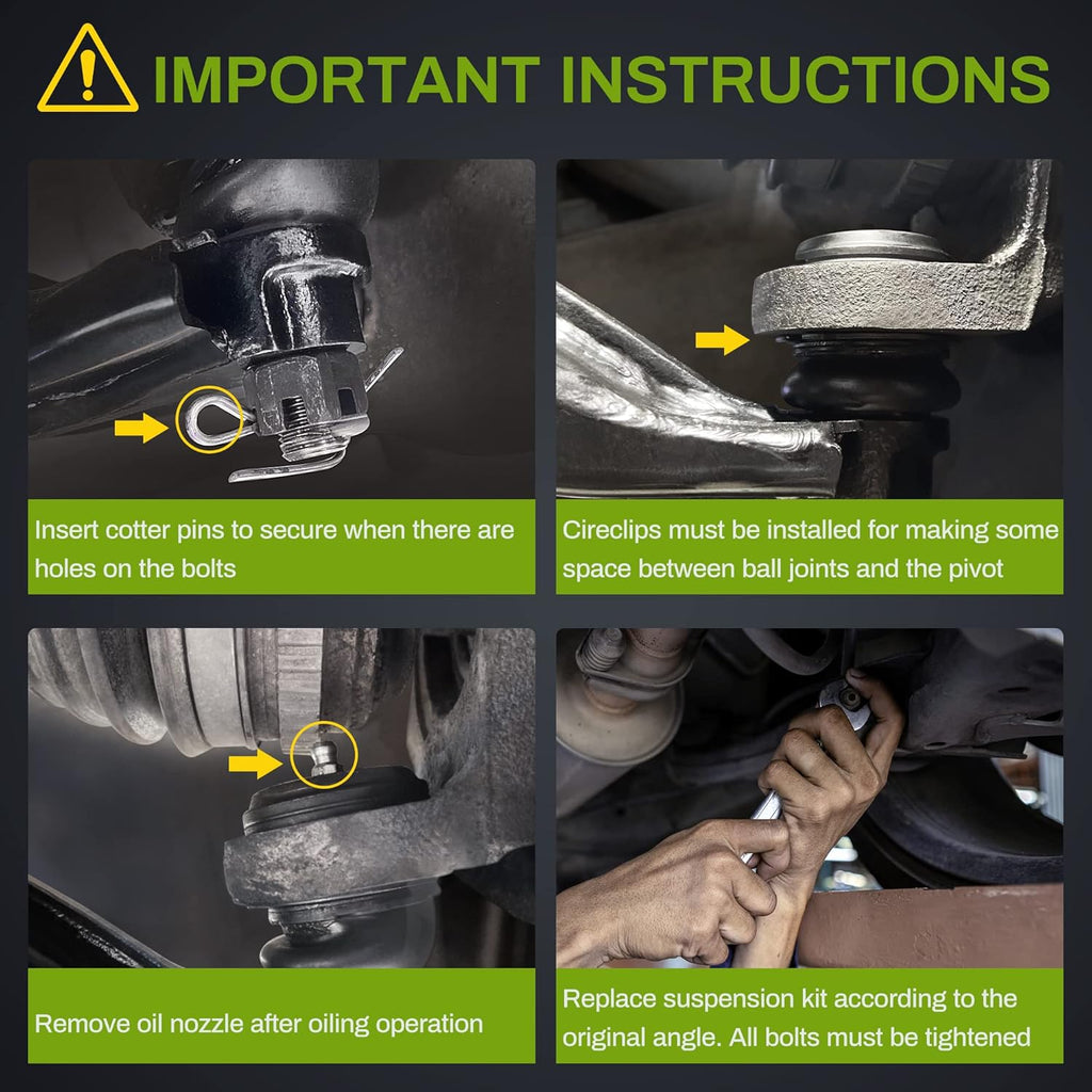 Front Upper Control Arm Kit Pack of 2 H11055