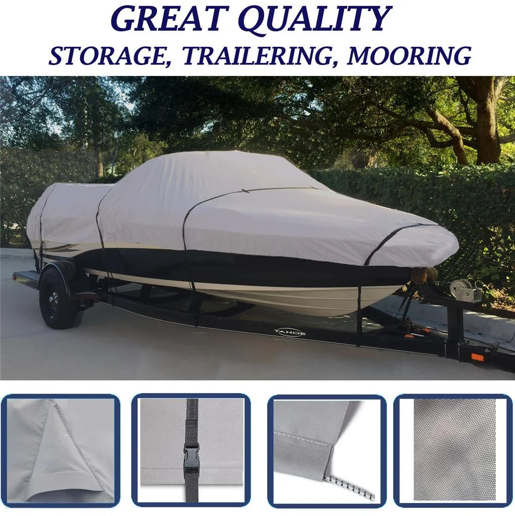 Boat Cover for Nitro 175/180 Ski/Fish O/B 1990 1991 1992 K4979