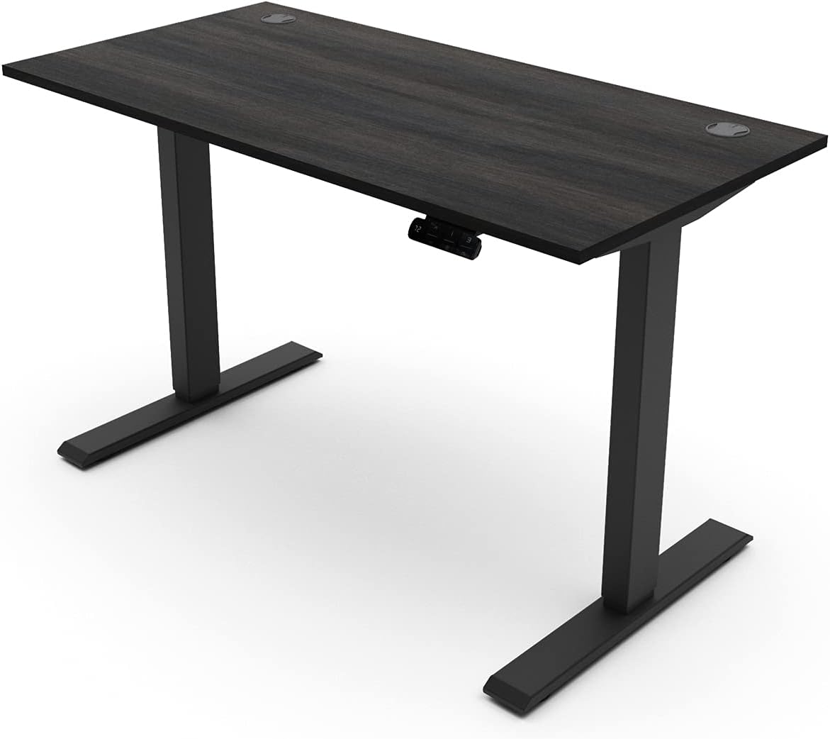 Dual Motor Sit Stand Desk 48 x 24 Inches Height Adjustable Electric Standing Desk with 3 Memory Preset Controller S44447