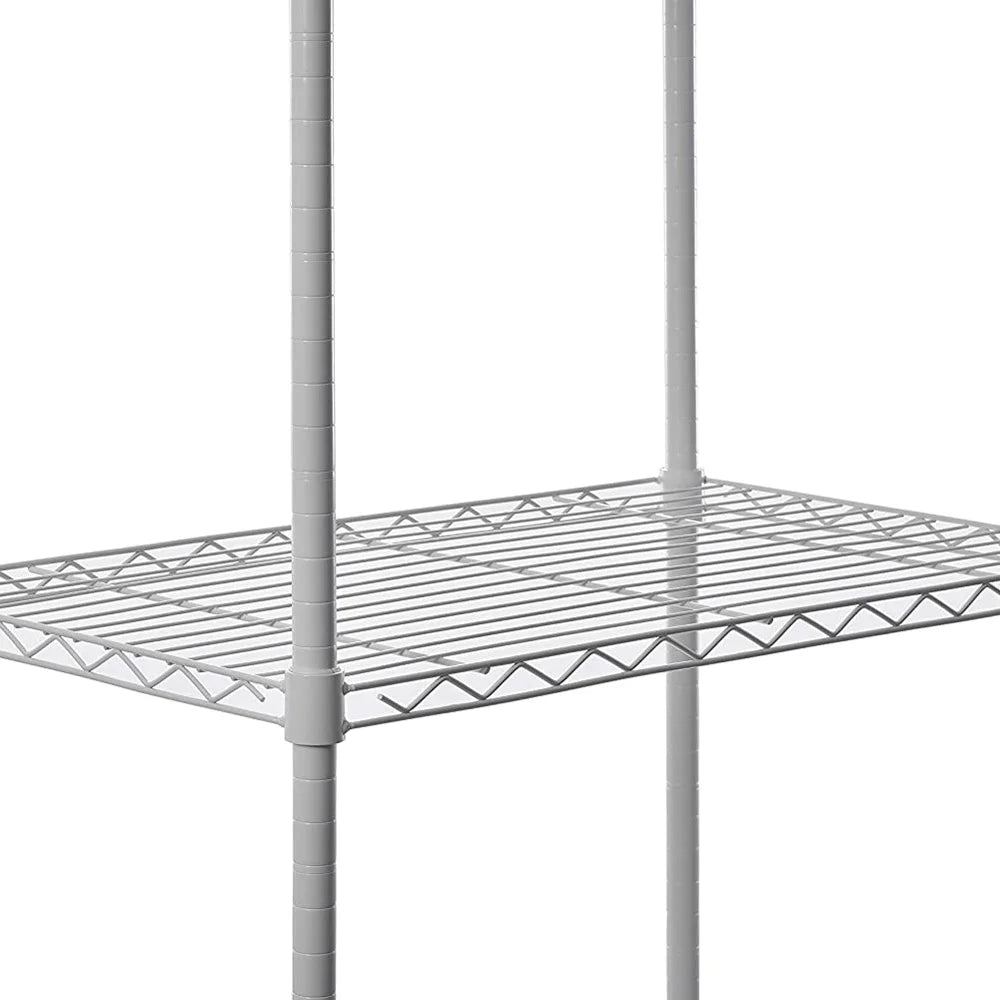 89"L Freestanding Closet Storage Organizer White A78720