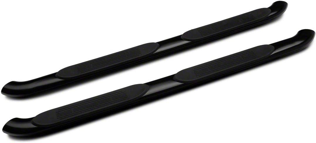 Black Oval Bent End Side Step Bars V838