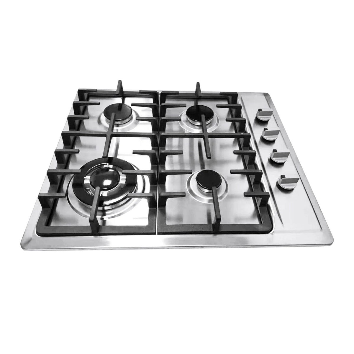 Stainless Steel 4-Burner Built-In Gas Cooktop N8702