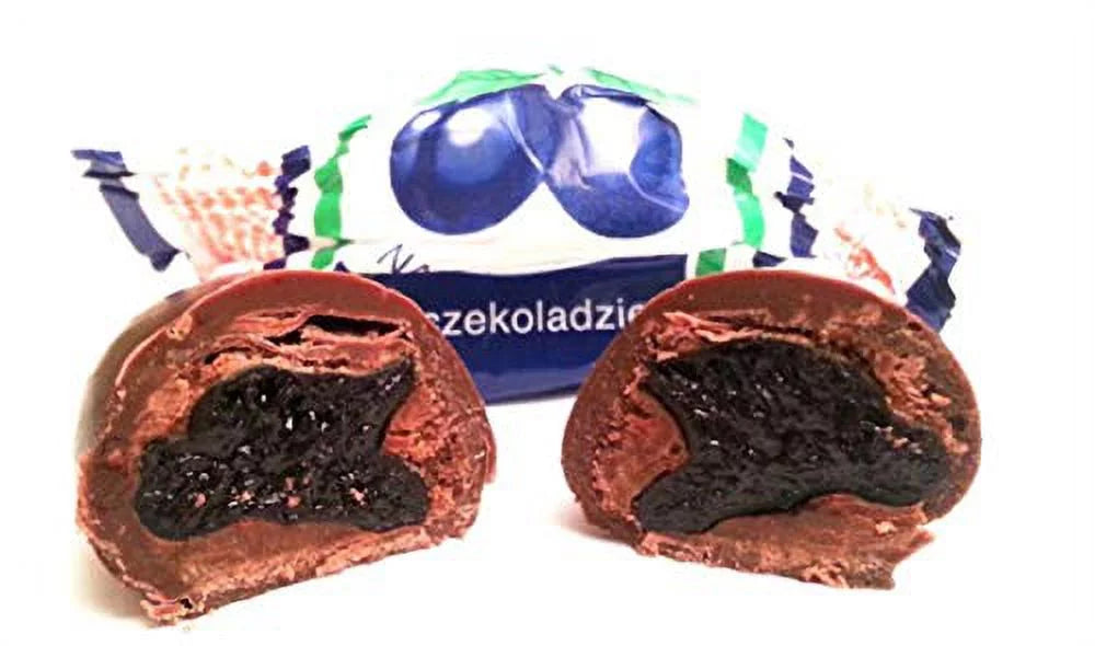 Candied Plums With Cocoa Cream And Chocolate 3 Kg J8071