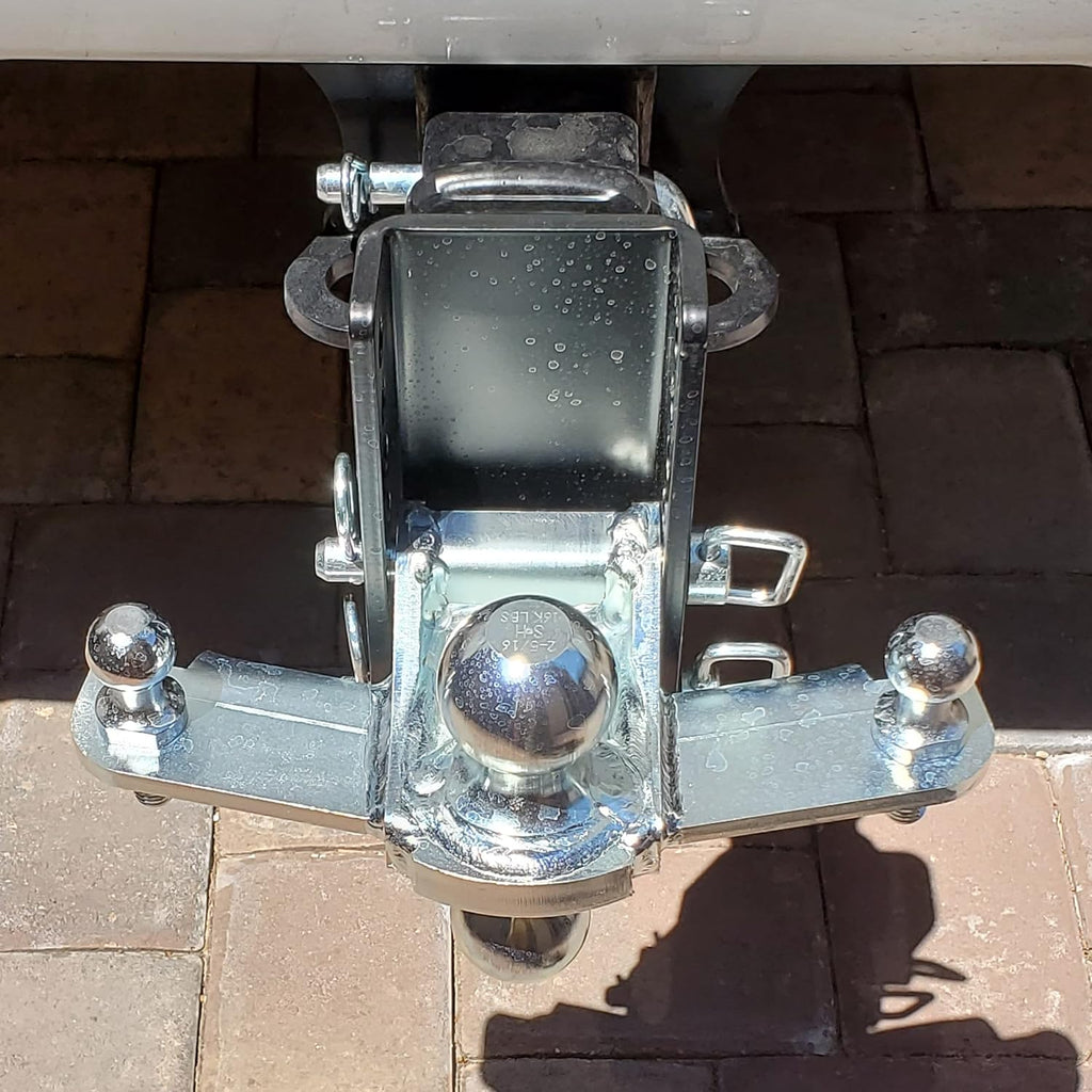 Combo Ball Mount with Sway Control Tabs, 12,000 lbs, Fits 2-1/2" Hitch H905