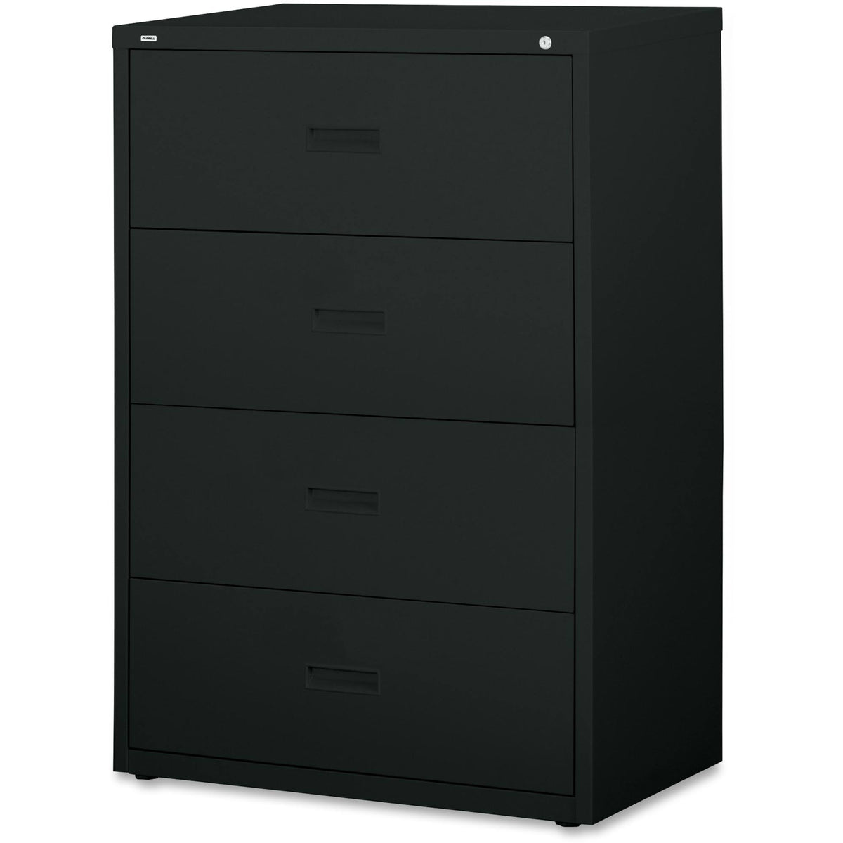 4 Drawer Black Lateral File Y69407