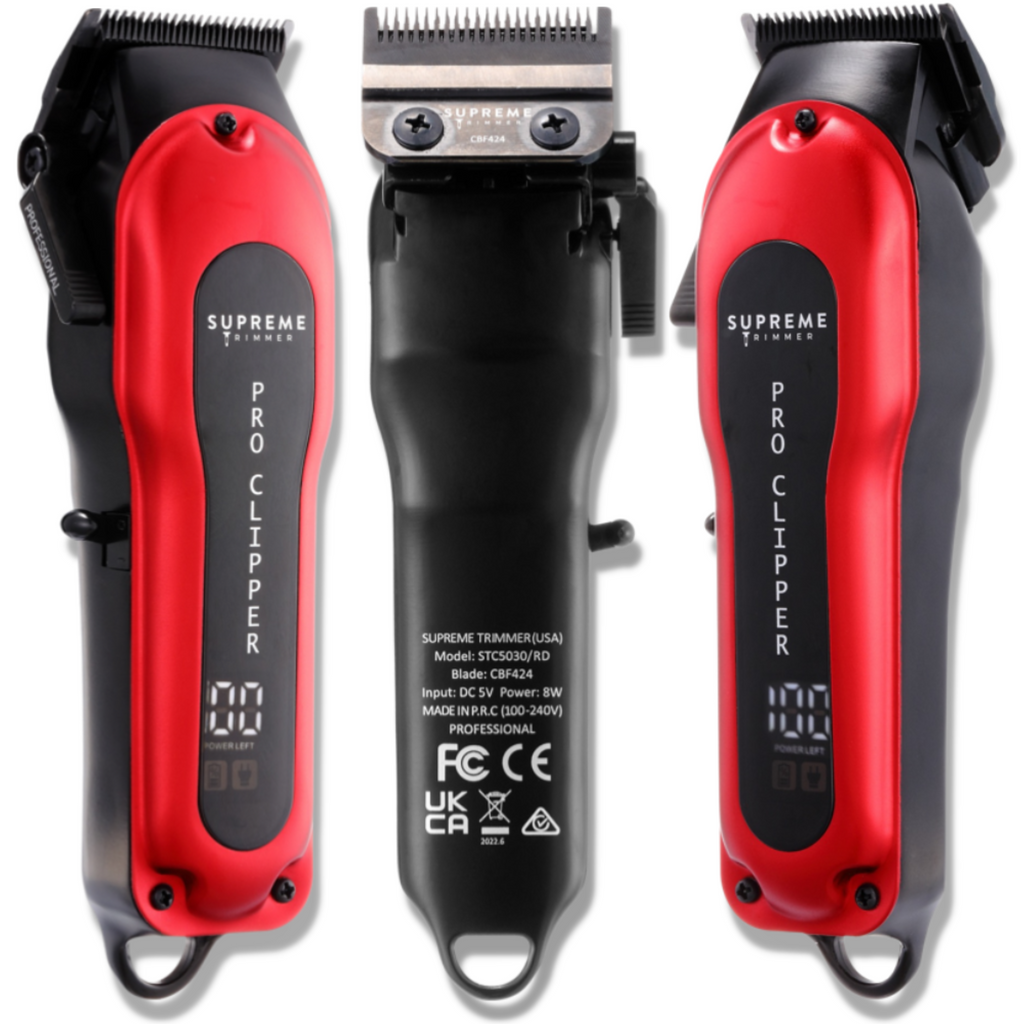 Red Cordless Professional Clipper Set E503046