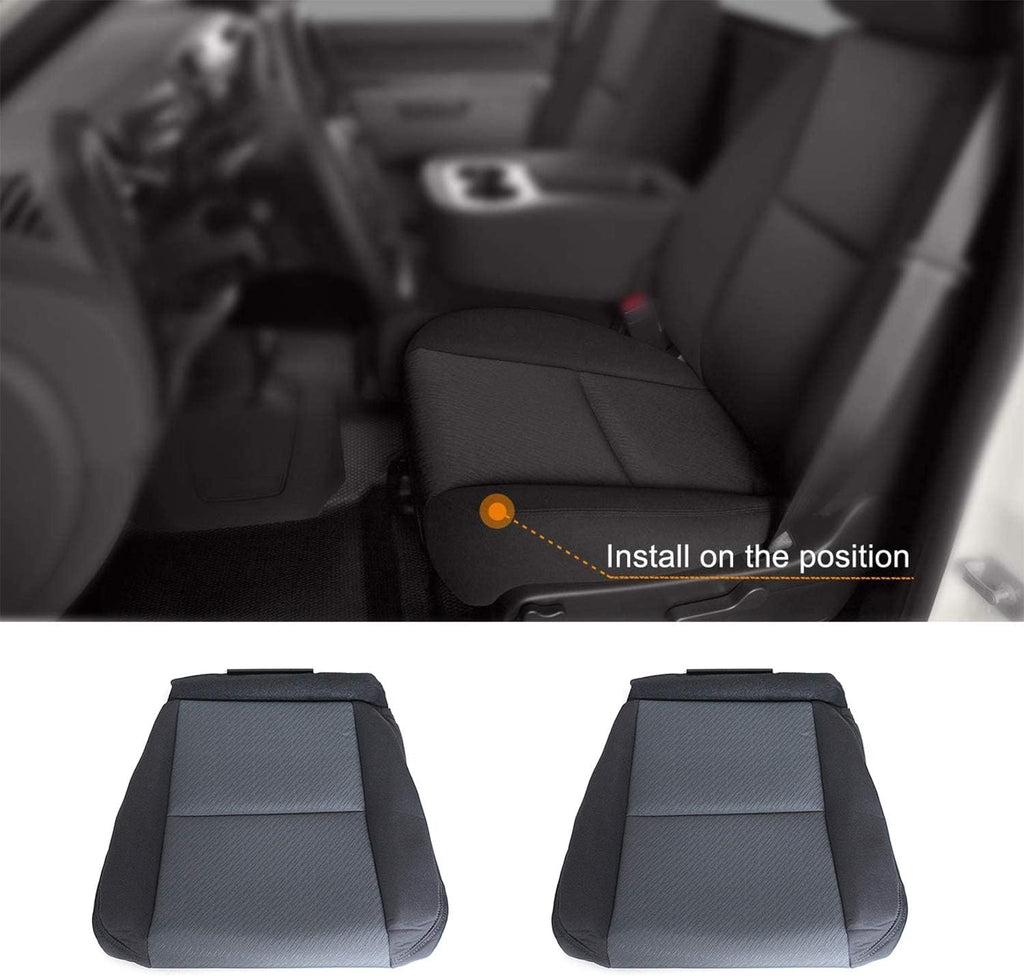 Front Left Driver's Bucket Seat Bottom Cover Pack of 2 B819
