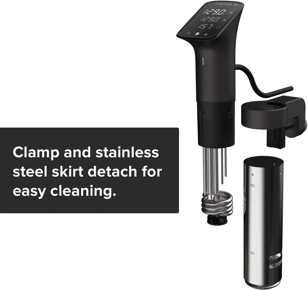 Sous Vide Precision Cooker 1200 Watts Black and Silver P3595