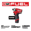 12V Lithium-Ion Brushless Cordless 1/4 in. Hex Impact Driver Kit with 2.0Ah Batteries Q533837