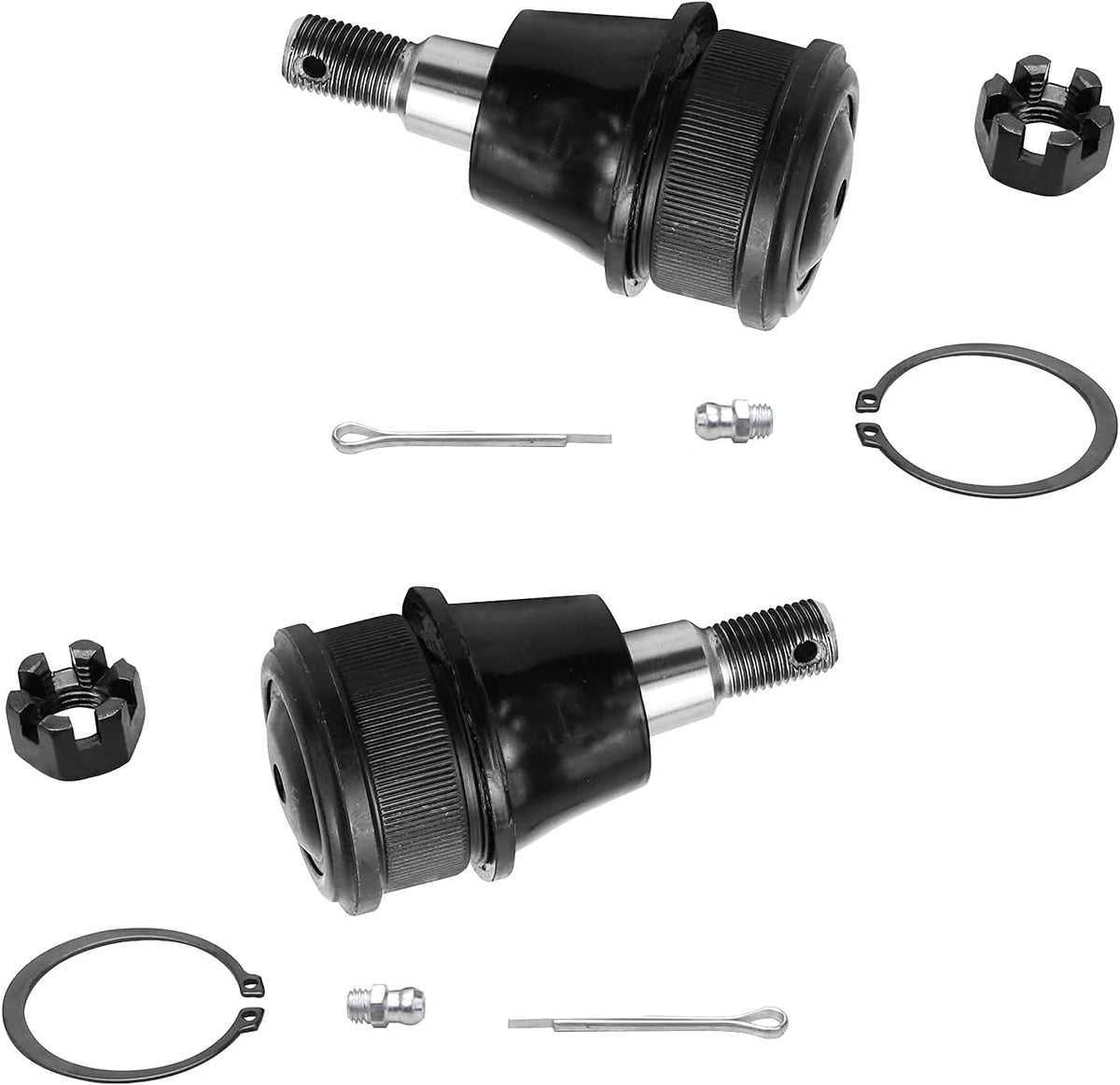 Front Lower Control Arms + Lower Ball Joints + Sway Bar 6pc Set B2551