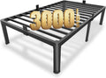 12 Inch Twin Metal Platform Bed Frame with Steel Slats F219