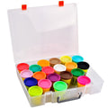 20-Pack Case of Colors 3-Ounce Cans Storage Box Organizer Container I7325