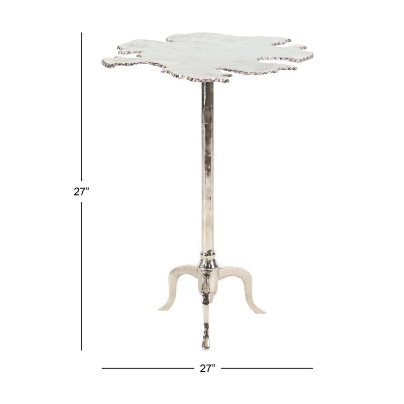 Silver Aluminum Accent Table K1147