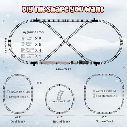 Train Set with Smoke Lights and Sound D3584