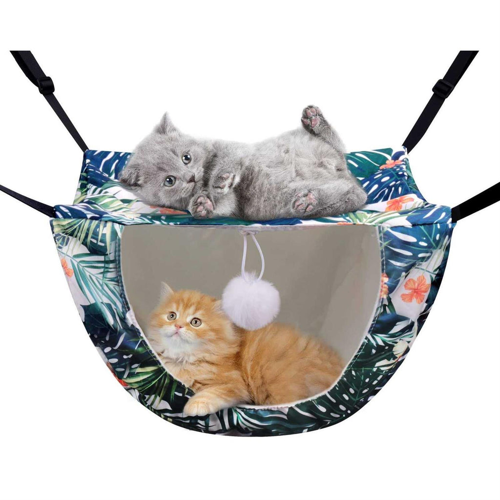 Cat Cage Hammock Double Layer Plush Hanging Pet Bed M868