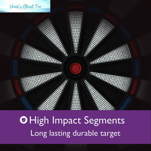 Electronic Soft Tip Dartboard with Cabinet T355626