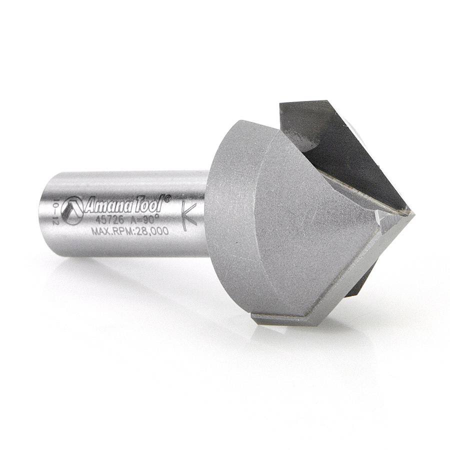 Carbide Tipped V Groove 90 Deg x 1-1/4 D x 1 CH M747312